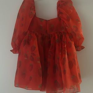 Selkie Strawberry Puff Dress